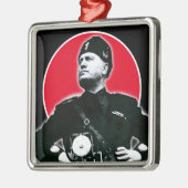 Benito Mussolini Ornament Aus Metall (Links)