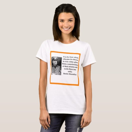 Benito Mussolini T-Shirt (Vorne ganz)