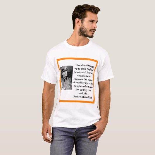 Benito Mussolini T-Shirt (Vorne ganz)