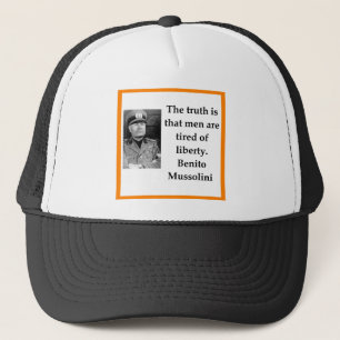 Benito Mussolini Truckerkappe