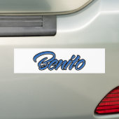 Benito Name blue Aufkleber Sticker Autoaufkleber (Auf Auto)