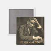 Benito Pérez-Galdós Magnet (Vorderseite/Rückseite)