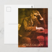 Benito Pérez-Galdós Postcard Postkarte (Vorne/Hinten)