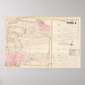 Benjamin Allen's Plat und James Fenn Atlas Karte Poster (Vorne)