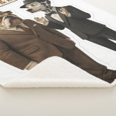 Benjamin and buttons detective duo fleece blanket sherpadecke (3/4)
