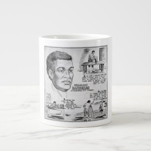 Benjamin Banneker: Black Scientist & Revolutionär Jumbo-Tasse (Vorderseite)