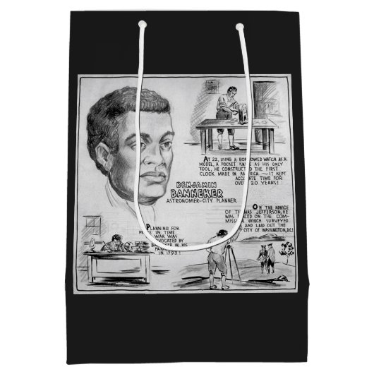 Benjamin Banneker: Black Scientist & Revolutionär Mittlere Geschenktüte (Rückseite)
