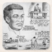 Benjamin Banneker: Black Scientist & Revolutionär Rechteckiger Pappuntersetzer (Vorderseite)