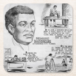 Benjamin Banneker: Black Scientist & Revolutionär Rechteckiger Pappuntersetzer