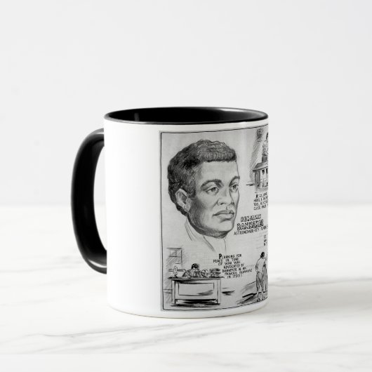 Benjamin Banneker: Black Scientist & Revolutionär Tasse (Vorderseite Links)