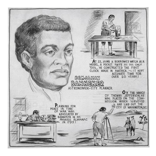 Benjamin Banneker: Black Scientist & Revolutionär Würfel (Vorderseite)