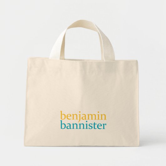 Benjamin-Banner Tiny-Tasche Mini Stoffbeutel (Vorne)