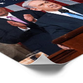 Benjamin (Bibi) Netanjahu spricht vor dem Kongress Poster (Ecke)