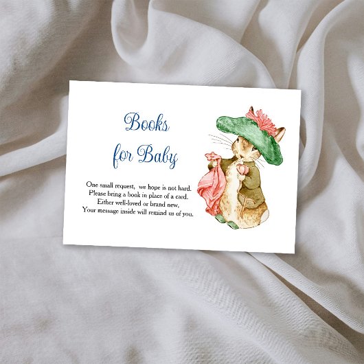 Benjamin Bunny Books for Baby RSVP Karte