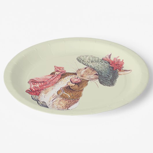 Benjamin Bunny Pappteller (Schrägansicht)