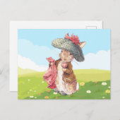 Benjamin Bunny Postkarte (Vorne/Hinten)