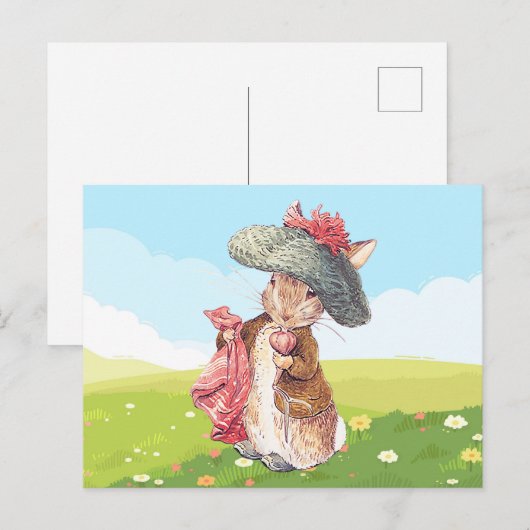 Benjamin Bunny Postkarte (Vorne/Hinten)