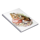 Benjamin Bunny und Peter Rabbit planen ihren Angri Notizblock (Rechte Seite)