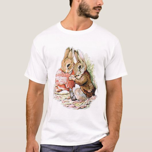 Benjamin Bunny und Peter Rabbit planen ihren Angri T-Shirt (Vorderseite)