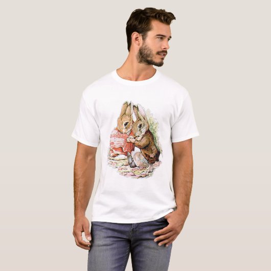 Benjamin Bunny und Peter Rabbit planen ihren Angri T-Shirt (Vorne ganz)