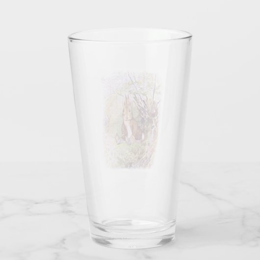 Benjamin Bunny (von Beatrix Potter) Glas (Rückseite)