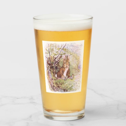 Benjamin Bunny (von Beatrix Potter) Glas (Vorne (Gefüllt))