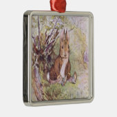 Benjamin Bunny (von Beatrix Potter) Ornament Aus Metall (Rechts)