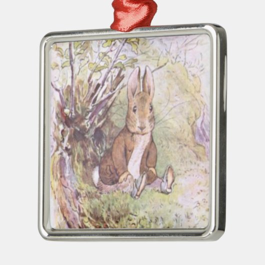 Benjamin Bunny (von Beatrix Potter) Ornament Aus Metall (Links)