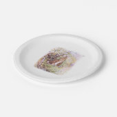 Benjamin Bunny (von Beatrix Potter) Pappteller (Schrägansicht)