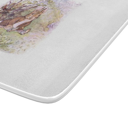 Benjamin Bunny (von Beatrix Potter) Schneidebrett (Ecke)