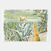 "Benjamin Bunny Watches Bauer Brown" von Beatrix P Geschenkpapier Set (Vorderseite 2)