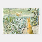 "Benjamin Bunny Watches Bauer Brown" von Beatrix P Geschenkpapier Set (Vorderseite)