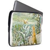 "Benjamin Bunny Watches Bauer Brown" von Beatrix P Laptopschutzhülle (Vorne Rechts)