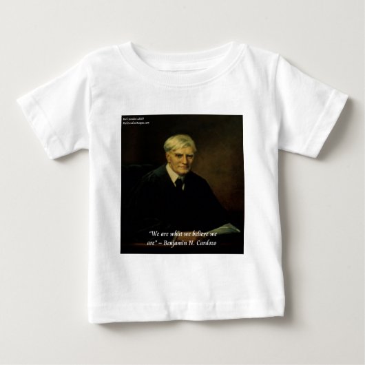 Benjamin Cardozo Zitat "Wer wir sind" Baby T-shirt (Vorderseite)