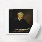 Benjamin Cardozo Zitat "Wer wir sind" Mousepad (Mit Mouse)