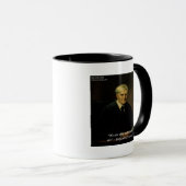 Benjamin Cardozo Zitat "Wer wir sind" Tasse (VorderseiteRechts)