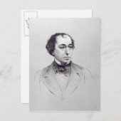 Benjamin Disraeli, 1. Earl Beaconsfield Postkarte (Vorne/Hinten)