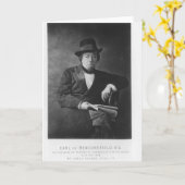 Benjamin Disraeli, 1. Graf von Beaconsfield Karte (Gelbe Blume)