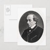 Benjamin Disraeli c.1874 Postkarte (Vorne/Hinten)