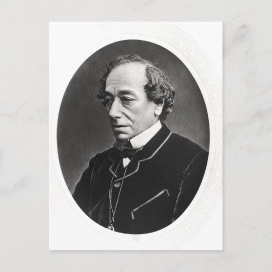 Benjamin Disraeli c.1874 Postkarte (Vorderseite)