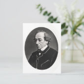 Benjamin Disraeli c.1874 Postkarte (Stehend Vorderseite)