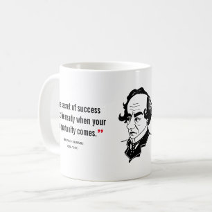 BENJAMIN DISRAELI Inspiration Zitat Christlich Kaffeetasse