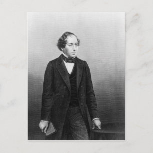 Benjamin Disraeli Postkarte