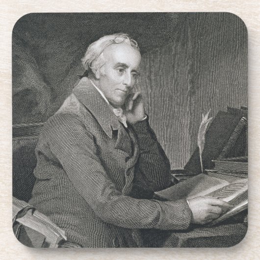 Benjamin-Eile, graviert von Richard W. Dodson Untersetzer (Vorderseite)