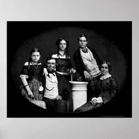 Benjamin Family Daguerreotype 1852 Poster (Vorne)