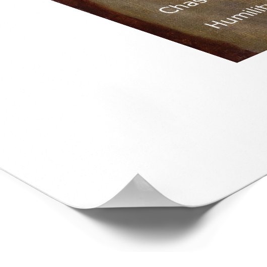 Benjamin Franklin 13 Principles of Success Poster (Ecke)