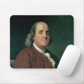 Benjamin Franklin, 1782 Mousepad (Mit Mouse)