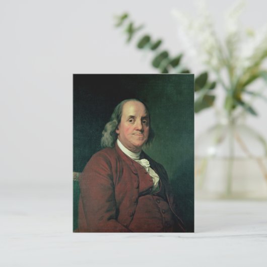 Benjamin Franklin, 1782 Postkarte (Stehend Vorderseite)