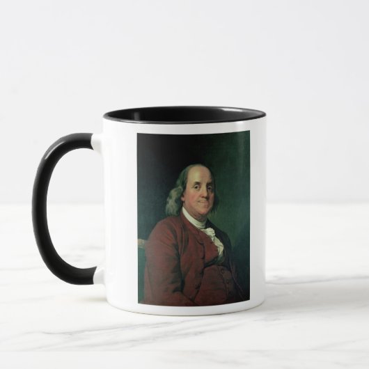 Benjamin Franklin, 1782 Tasse (Links)