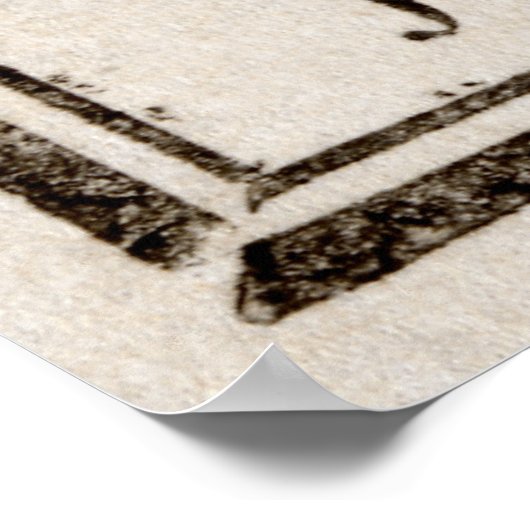 Benjamin Franklin beitreten oder Cartoon drucken D Poster (Ecke)